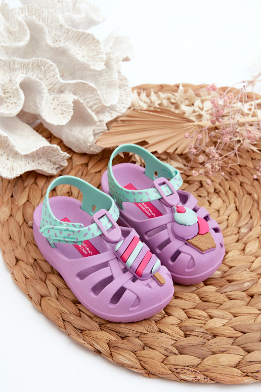 Children's Sandals with Velcro 83486 Ipanema Summer XIII Baby Purple