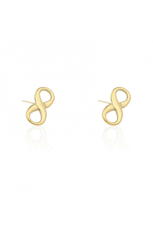 gold color-plated stainless steel earrings  KST1877