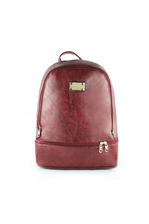 Women's backpack burgundy PL113BOR