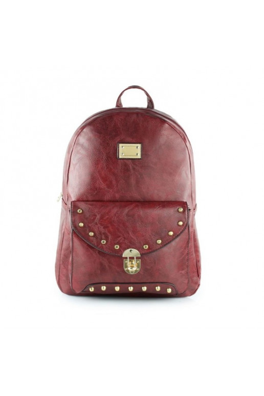 Women's backpack burgundy PL114BOR