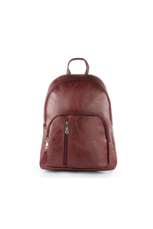 Women's backpack burgundy PL116BOR