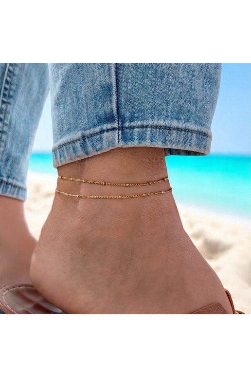 Ankle bracelet  gold plated BST1504