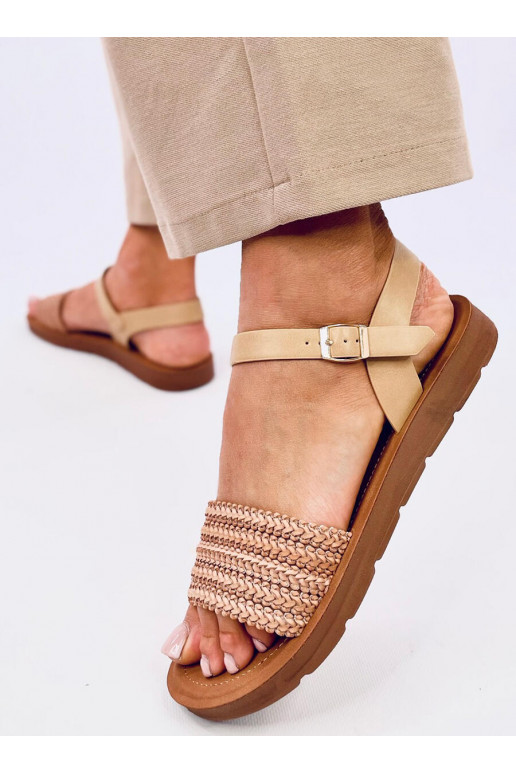 sandalsInstylu boho SALINON BEIGE