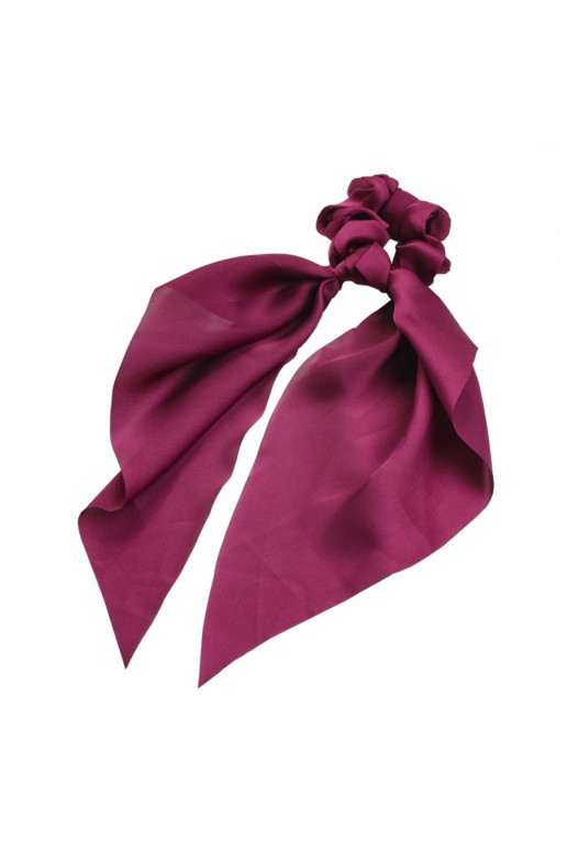 Fashionable hair band with long details Magenta PIN UP GUM5F