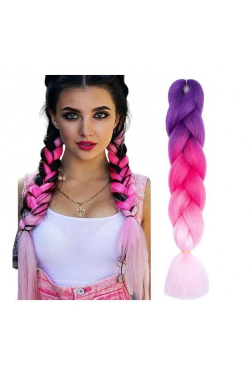 Synthetic hair 120 cm  ombre WLS04