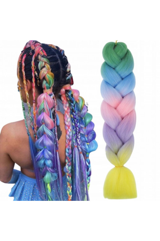 Synthetic hair  120 cm  ombre WLS37