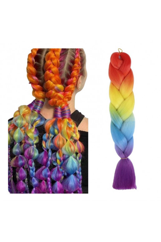 Synthetic hair  120 cm  ombre WLS48