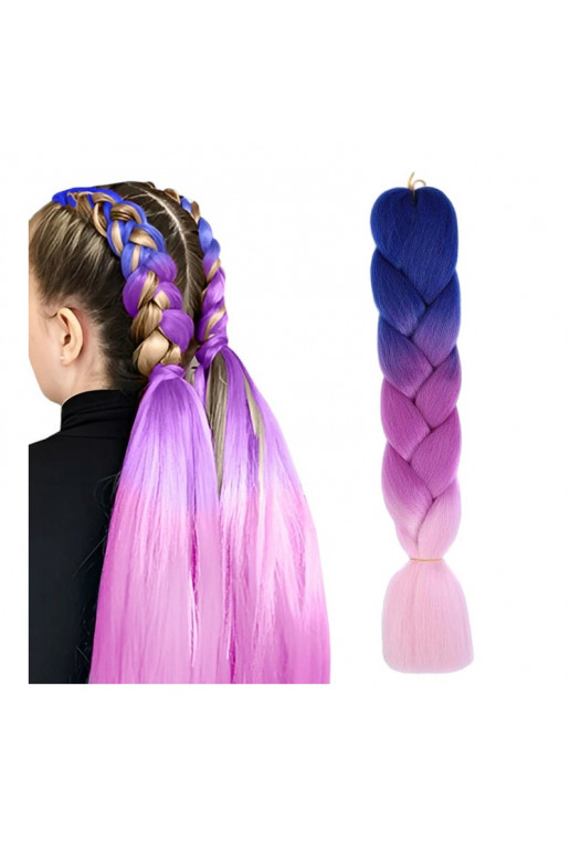 Synthetic hair  120 cm  ombre WLS29