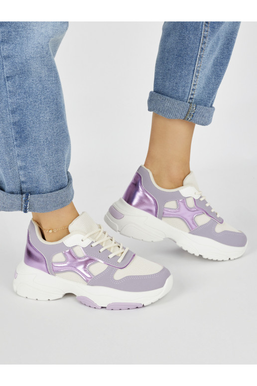 Women's casual shoes purple color