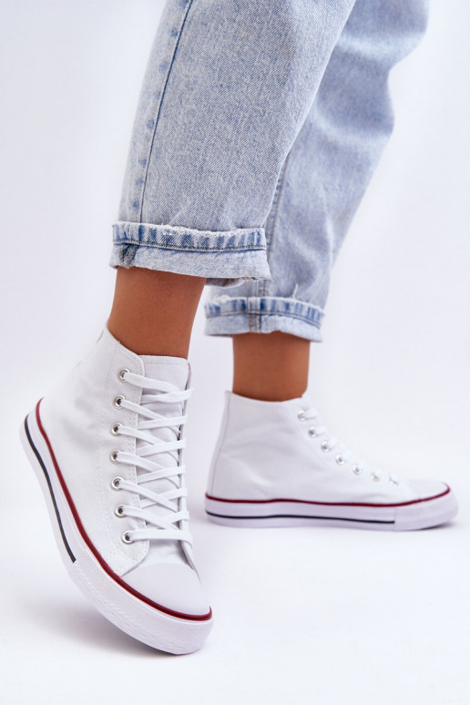 Women's Classic High Top Sneakers White Remos