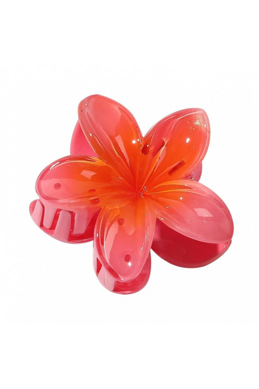 Gorgeous Barrette hair clip XL  red ombre 7,5x8cm SP287