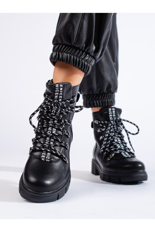 black women's boots with platform Vinceza