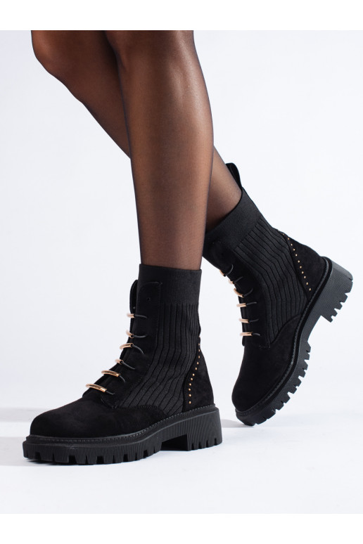 black suede boots