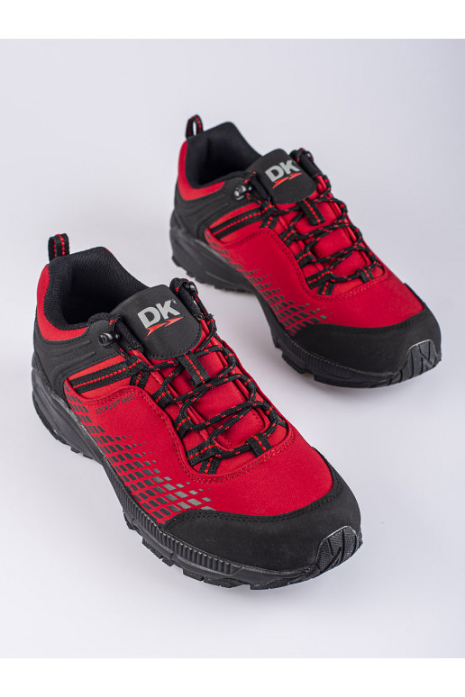 Men's hiking boots on a thick sole DK Red Aqua Softshell