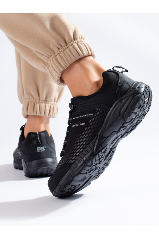 Trekking shoes on a thick sole DK black