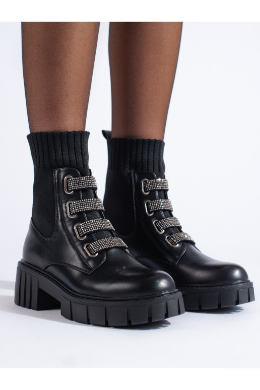 black women's boots shoes