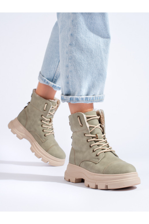 shoes womens with platform green