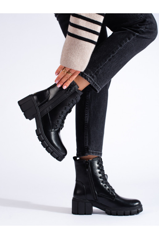 with laces women's boots with platform