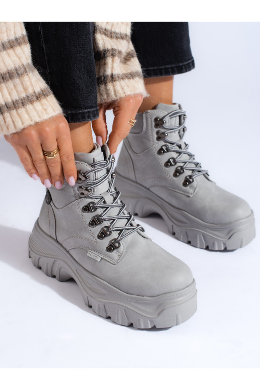 gray boots BIG STAR KK274367