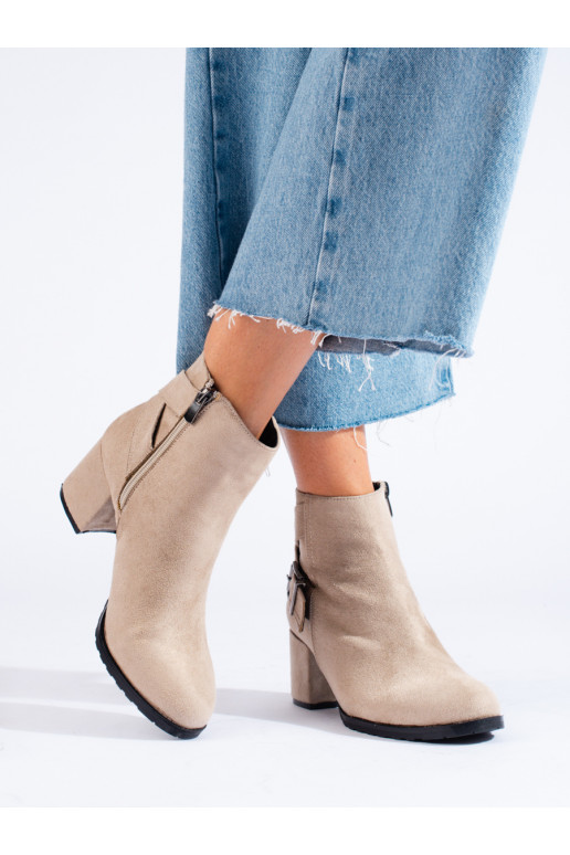 of suede ankle boots womens T. Sokolski beige