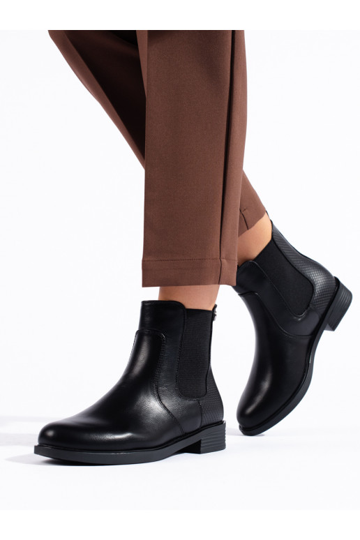 black women's boots Chelsea boots