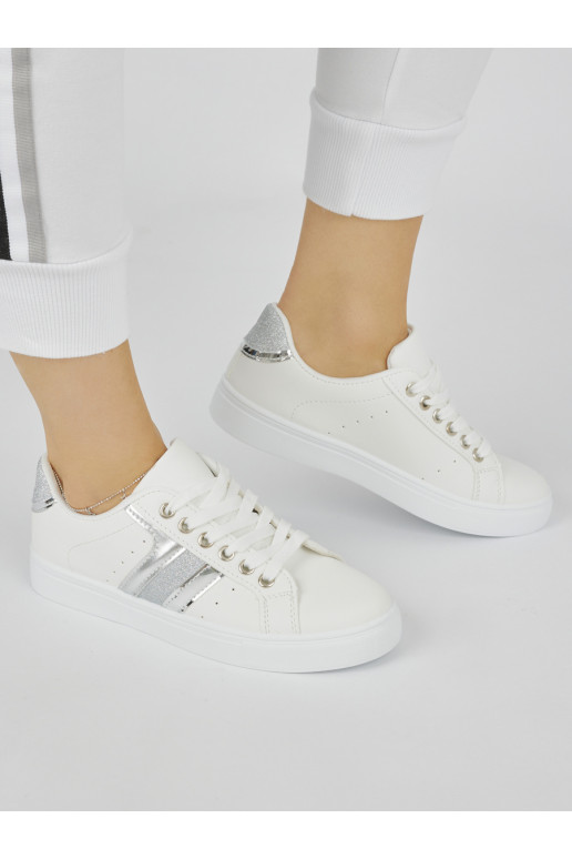 White color comfortable sneakers