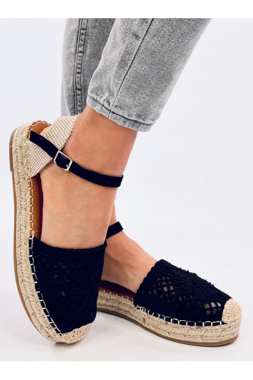 sandals openwork espadrilles PREMAT BLACK