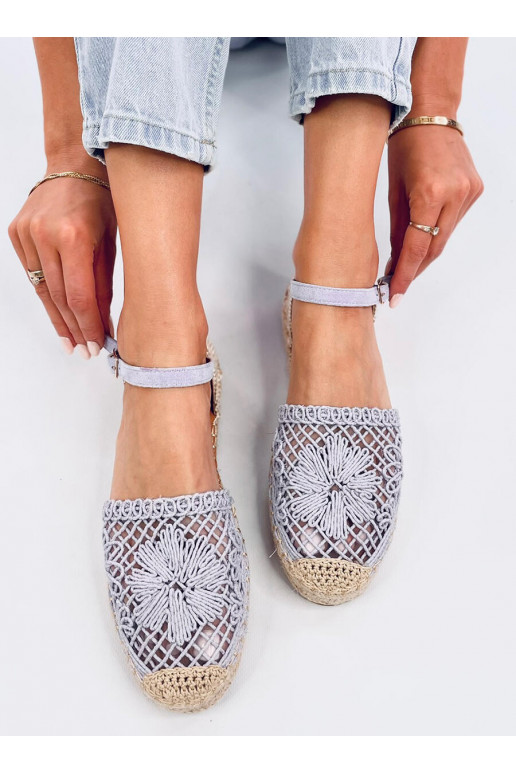 sandals openwork espadrilles PREMAT PURPLE