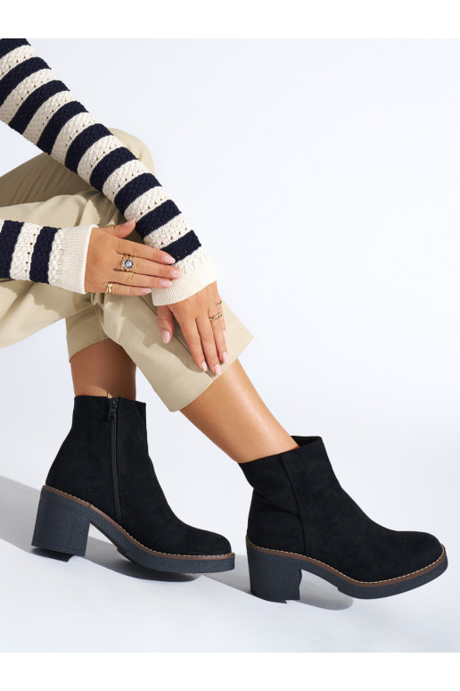 black women's boots on the heel