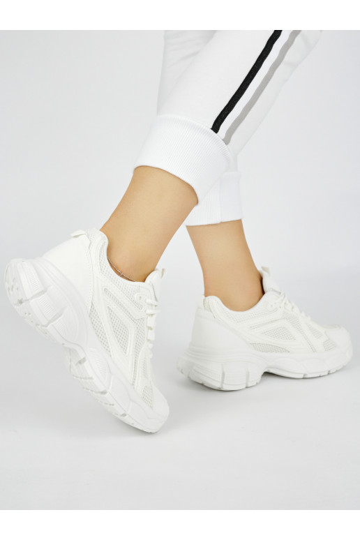 White color Sneakers with platform