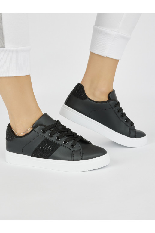 black Sneakers with platform