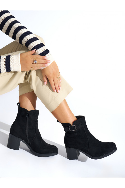 black women's boots on the heel