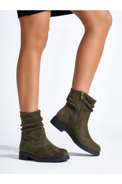 khaki colors women's boots