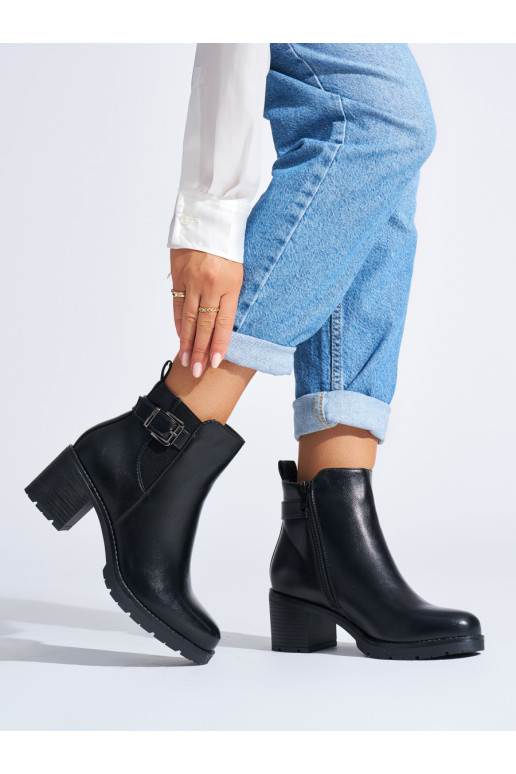 black women's boots on the heel