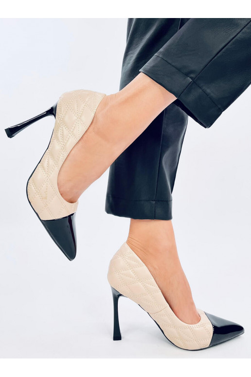 high-heeled shoes Chanel shoes SHELTONI BEIGE