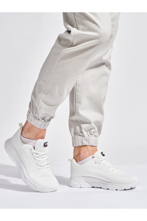 Mens white color sneakers