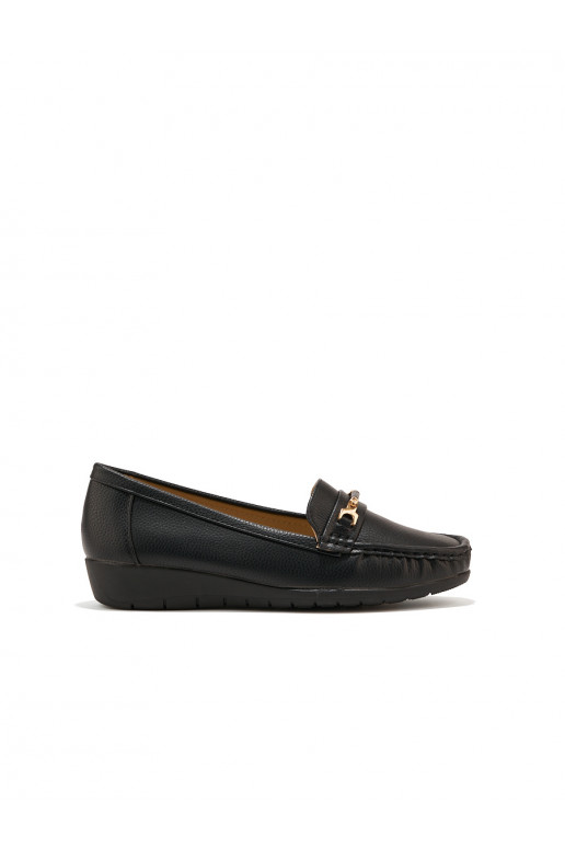 black women's moccasins ze zdobieniem