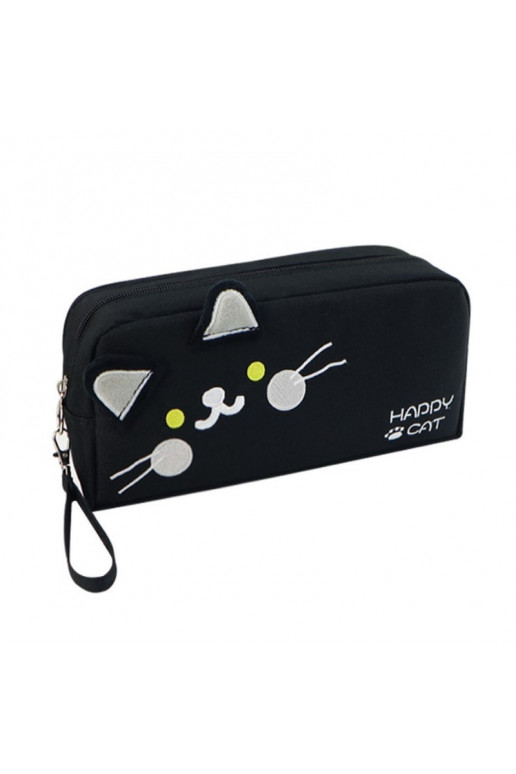 Duży PIÓRNIK wielofunkcyjny dwukomorowy black color HAPPY CAT PR122