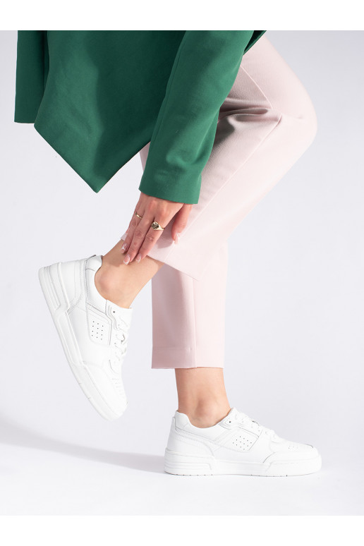 White color Sneakers with platform