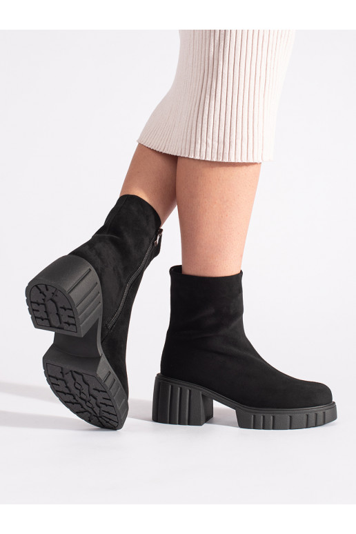 black womens boots with platform