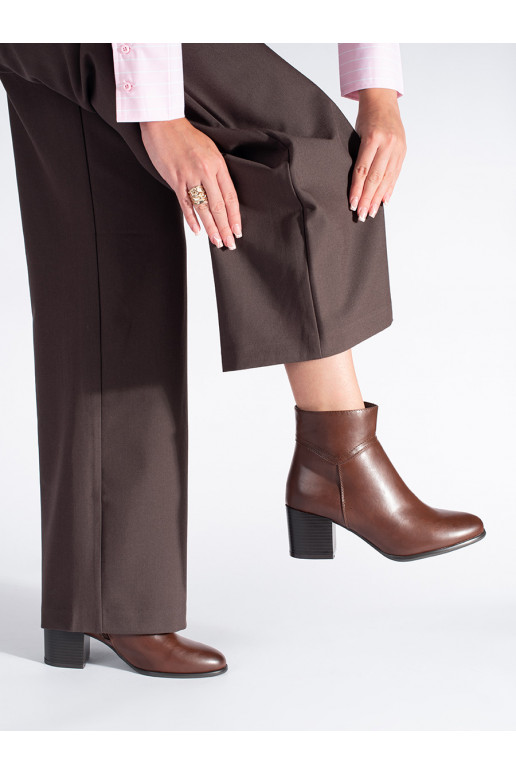 Brown color ankle boots Sergio Leone