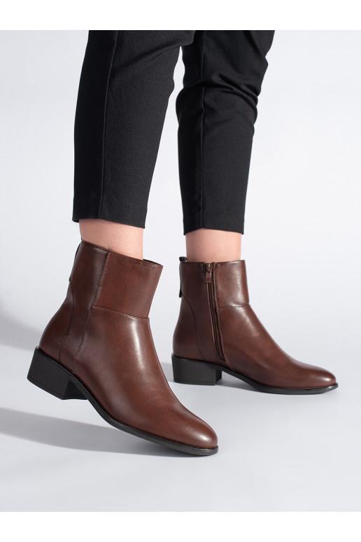 Leather Brown color boots above the ankle Sergio Leone