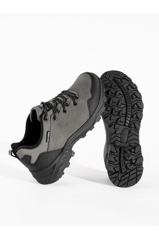 Mens gray Trekking shoes