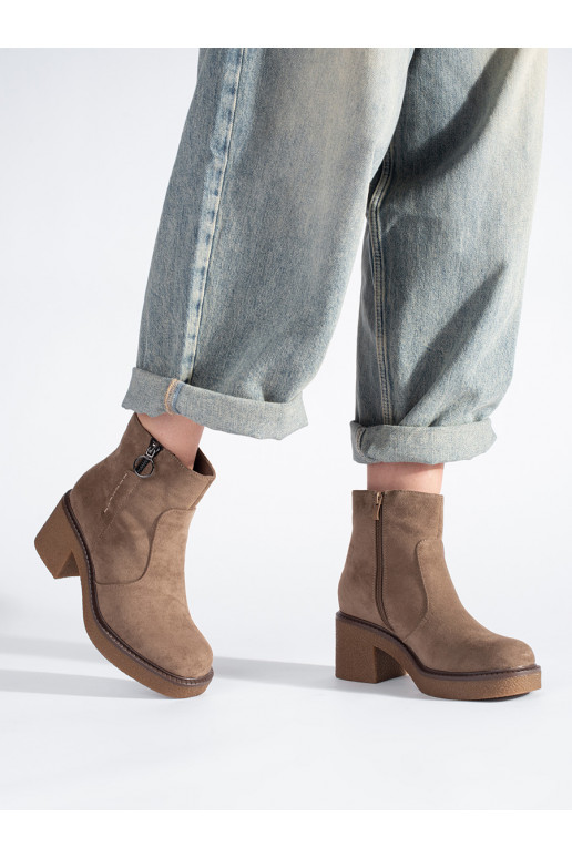 beige of suede ankle boots Sergio Leone