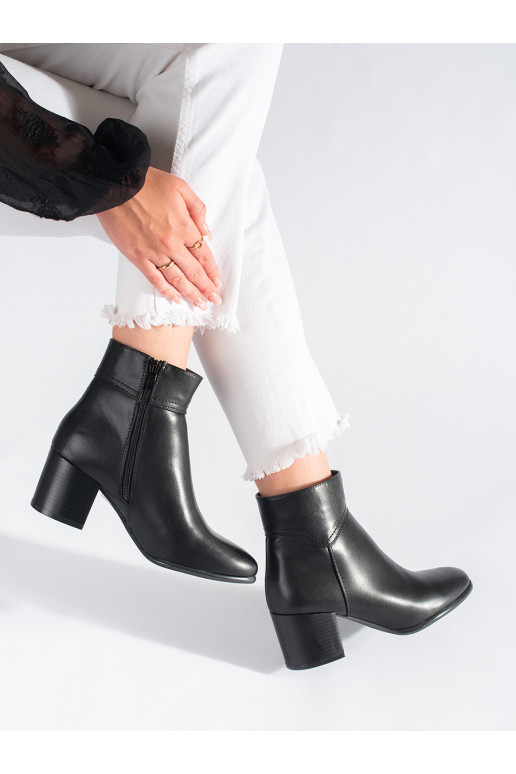 black ankle boots Sergio Leone