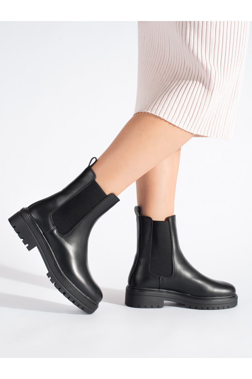 black women's boots Chelsea boots Sergio Leone