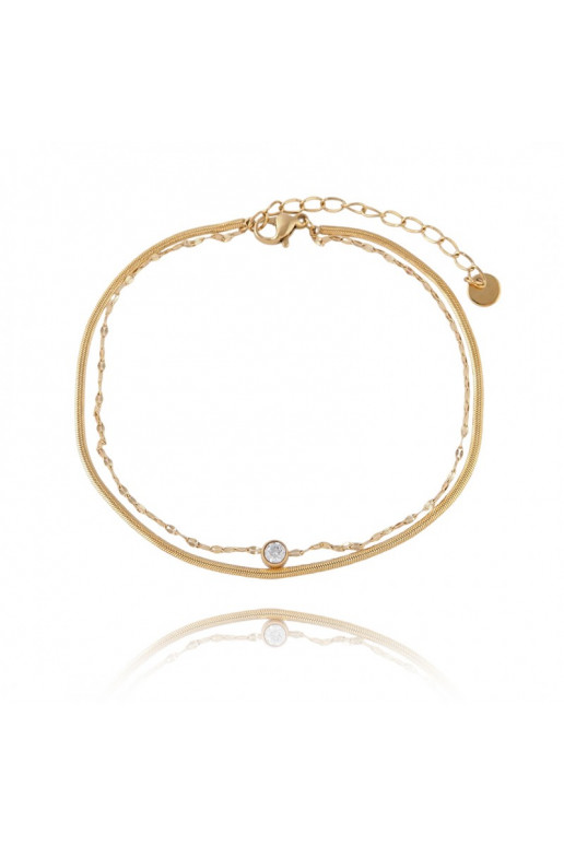 Ankle bracelet  gold plated BST1488Z