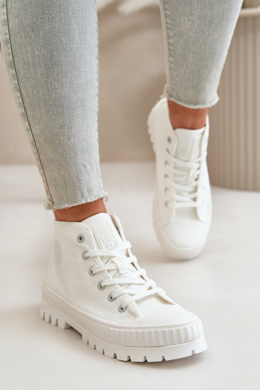 Women's High Top Sneakers Big Star OO274009 White