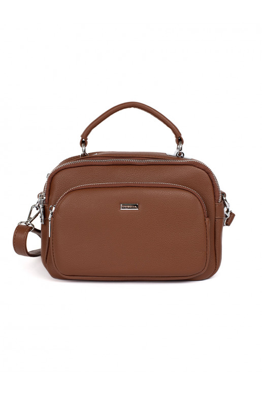 Brown womens Handbag z rączką