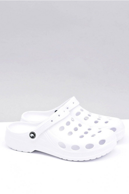 Men's Slides Sandals Crocs White